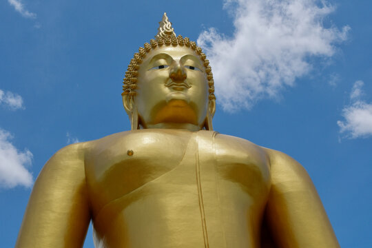 Wat Muang Temple and Giant Buddha Statue in Ang Thong, Thailand