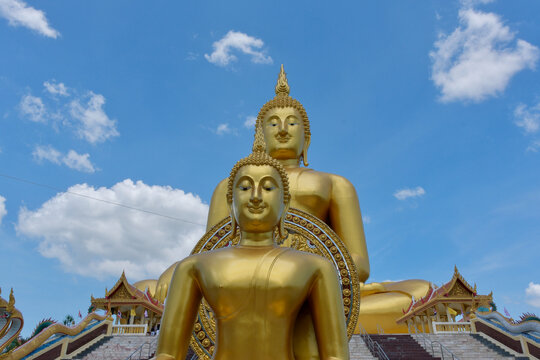 Wat Muang Temple and Giant Buddha Statue in Ang Thong, Thailand