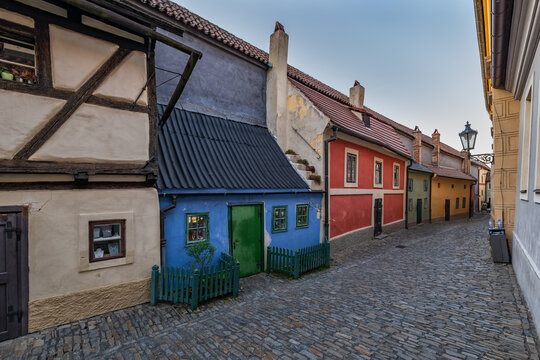 Golden Lane In Prague, Czechia