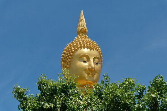 Wat Muang Temple and Giant Buddha Statue in Ang Thong, Thailand