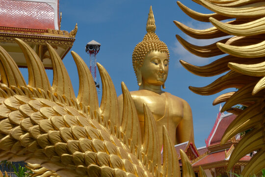 Wat Muang Temple and Giant Buddha Statue in Ang Thong, Thailand