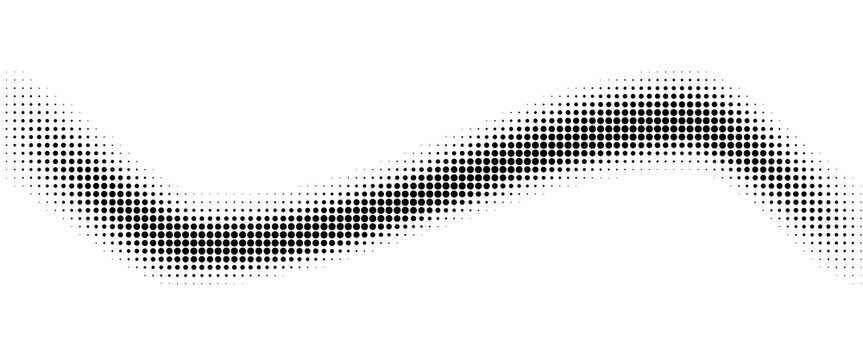Monochrome printing raster, abstract halftone background. . Vector illustration