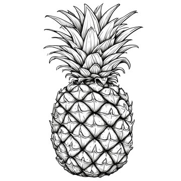 pineapple vector illustration
