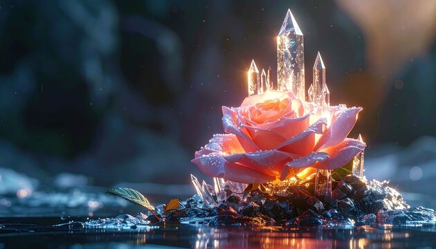 Crystal rose