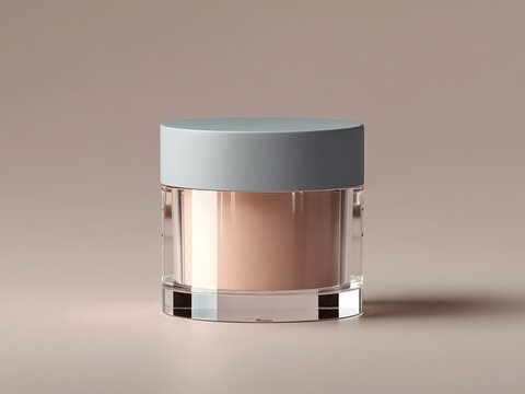 Elegant Skincare Cream Container for Beauty and Wellness Products