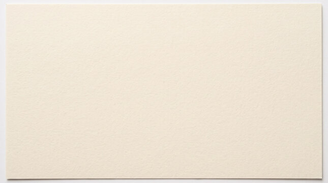 Blank off white cream colored textured paper card background.