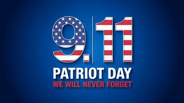 Title: Patriot day 9 11 remembrance design honoring American lives and national unity
