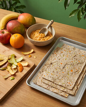 Fruit Peels Transformed into Sustainable Biomaterial.