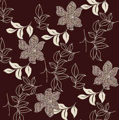 Fototapeta premium Textile digital design motifs pattern ikat rugs paisley front back and dupatta and baroque etc.