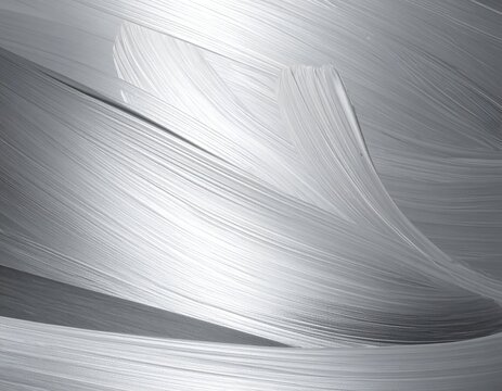 Grayscale close-up showing swaths of thick, textured white paint applied with a brush