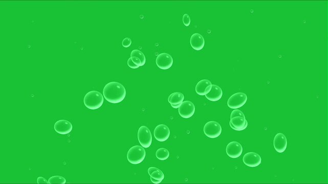soap bubble green screen footage, perfect for templates, editing, creator content, etc