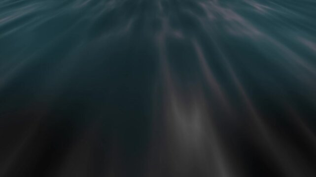 Water surface animation with dark blue caustic ripples loop. Animated dark blue water caustic surface loop featuring soft ambient light reflections.