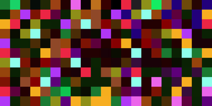 Colorful Abstract Pixel Mosaic Pattern Background