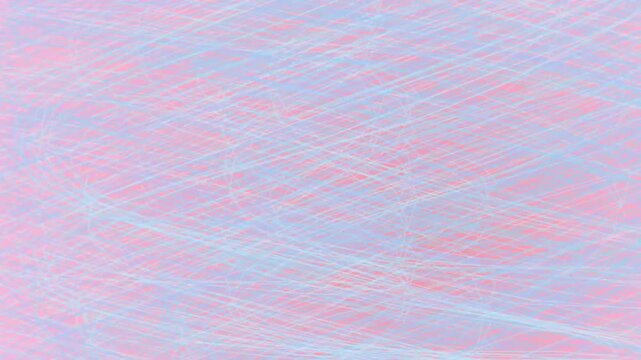 Abstract light blue line pattern on a soft pink and purple gradient background