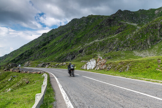 Scenic Mountain Road on the Transfagarasan in Romania