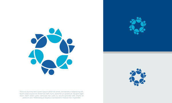 Human Resources Consulting Company, Global Community Logo	
