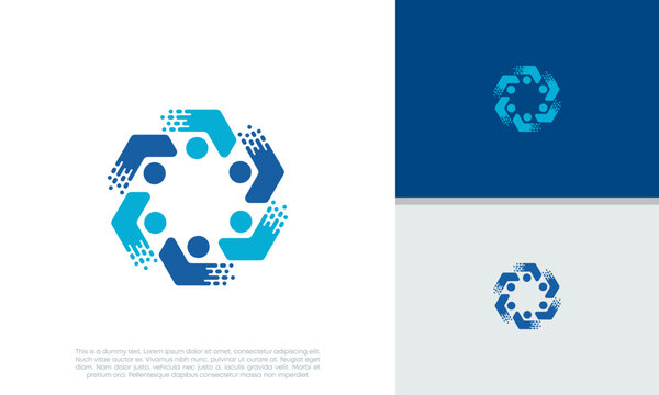 Human Resources Consulting Company, Global Community Logo	
