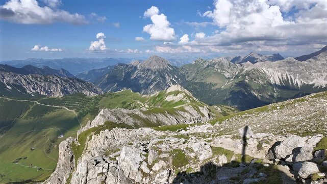 Malbun, Liechtenstein: Bewegtes Zeitraffer vom Augstenberg