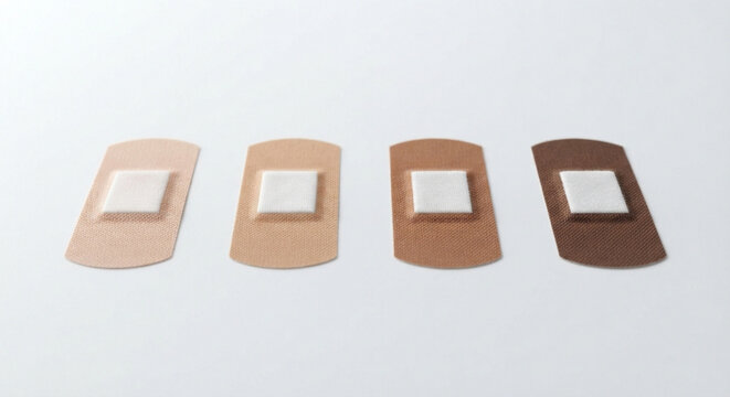 Medical adhesive band aid plasters set
