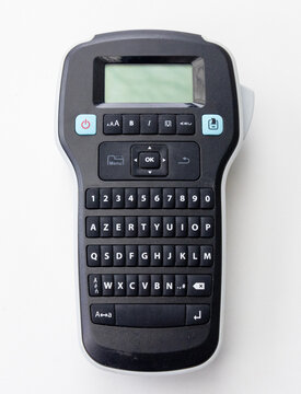Close Up View of a Modern Portable Label Maker Machine