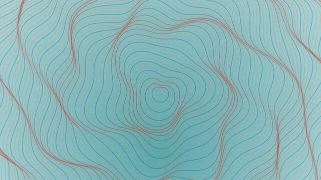 Abstract light blue background with flowing organic wave lines for professional design