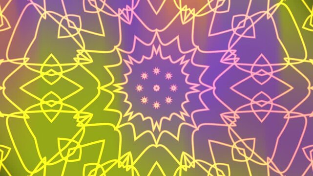 Geometric mandala overlay patterns suitable for backgrounds, digital art, posters, packaging, textiles, and web design with vibrant, colorful visuals.