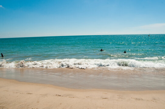 Landscape of Rameshwaram beach, Rameswaram, India.