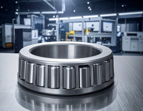 Ball bearing in blue grease- blue industrial lubricant- 
ball and roller bearings- Ball bearing - bearings on a white background	

