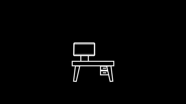 Workspace icon logo design element. minimalist style icons.