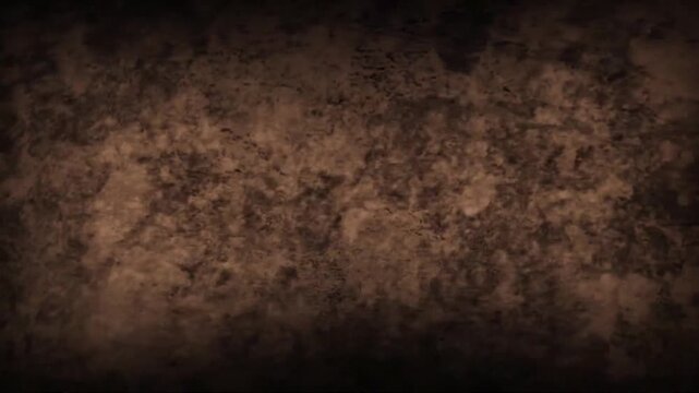 Dark Vintage Grunge Textured Brown Background Loop for Horror and Mystery