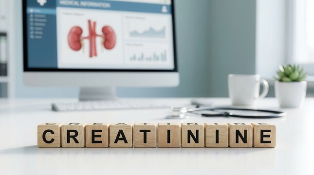 Patient care monitoring of creatinine levels and kidney function using eGFR medical data.