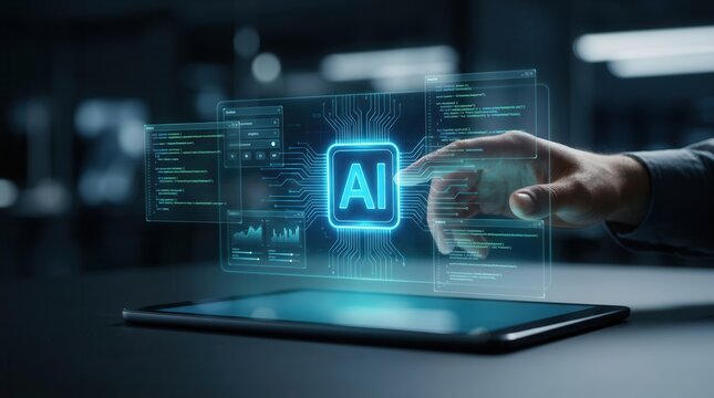 Advanced tech innovation featuring real-time AI debugging and automated AI code generation.