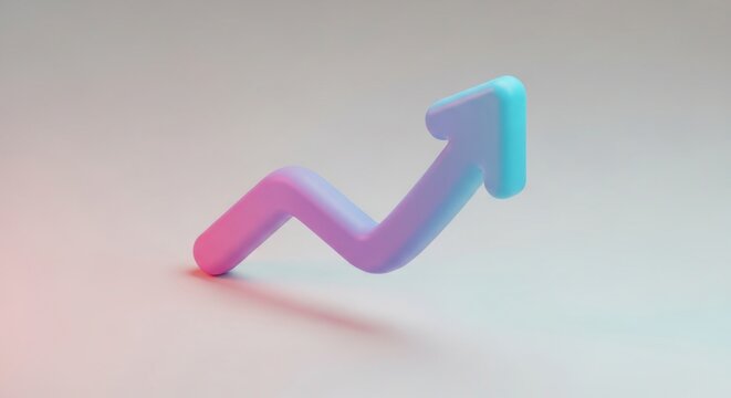 Growth arrow trend up success finance growth business performance upward trend analysis
