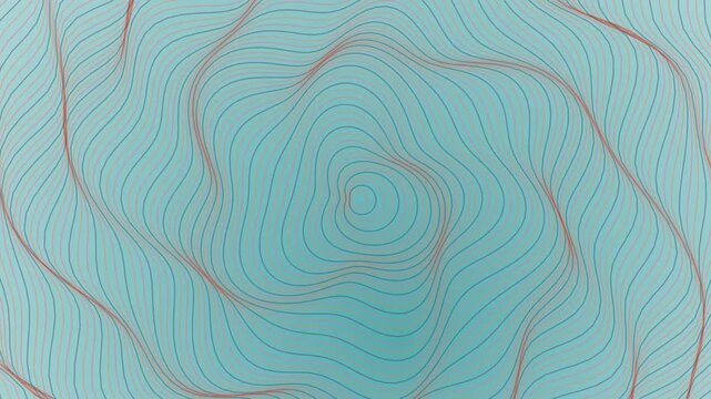 Abstract light blue background with flowing organic wave lines for professional design