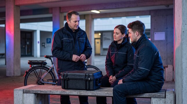 Safety debrief after e-bike battery response drill