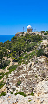 The Dingli Cliffs on the southwest coast of the island of Malta, about 13 kilometers from the capital, Valletta.
