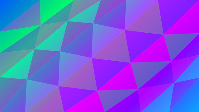 Geometric abstract triangles colorful background design illustration
