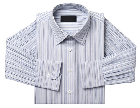 Striped office shirt isolated PNG