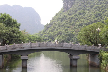 Fototapeta premium Old bridge over the river