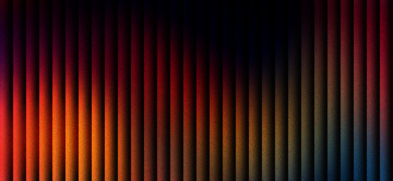 Dark vertical parallel light columns feature moody red orange gradient background texture for cinematic digital art graphic design or web aesthetic projects.