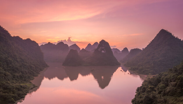 Angel Eye Mountain Sunset