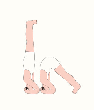 Acrobatic Gymnastics Balancing Act