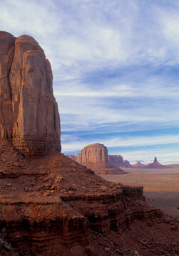 Winter midday light Monument Valley Arizona Southwest film