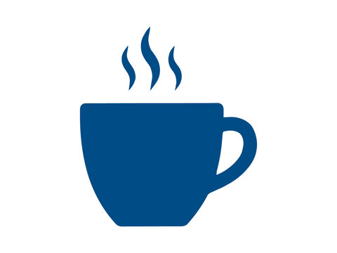 Hot steaming cup illustration suitable for coffee or tea promotions and advertisements transparent background