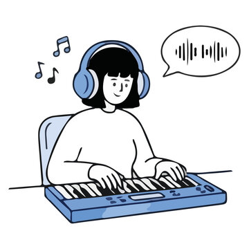 Person working remotely using laptop