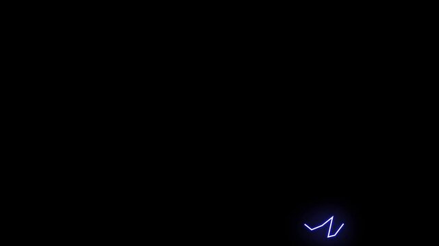 Neon lightning thunder featuring blue glowing electric strikes, plasma rnergy bursts, cartoon sparks, anime shockwave explosion, cinematic motion graphics overlay, black background, ultra HD 4K