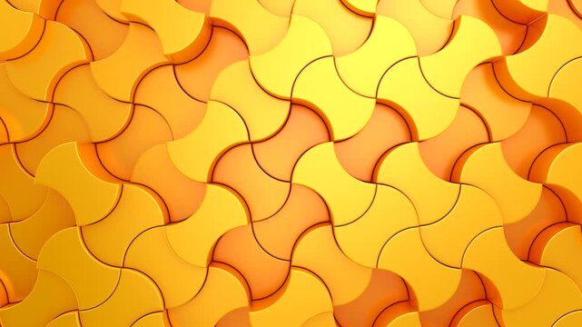 Background of Geometric Shapes. Abstract motion, loop, two color, 3d rendering, 4k resolution
