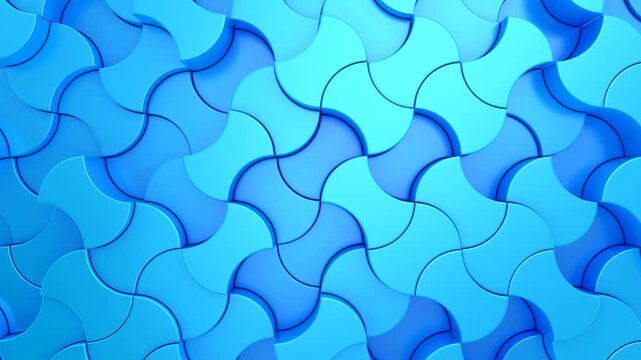 Background of Geometric Shapes. Abstract motion, loop, two color, 3d rendering, 4k resolution
