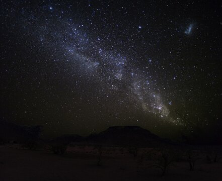Milky Way, astrophoto, night photo, Twyfelfontein, Namibia