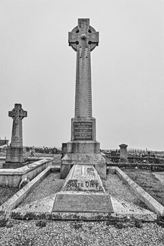 Flora MacDonalds Grave, Kilmuir Cemetery, Isle of Skye, Scotland, United Kingdom